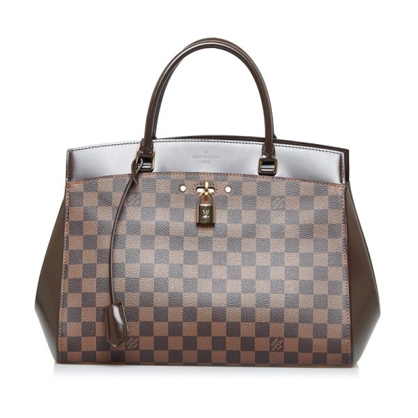 2 Louis Vuitton Damier Rivoli MM Handbag Shoulder Bag