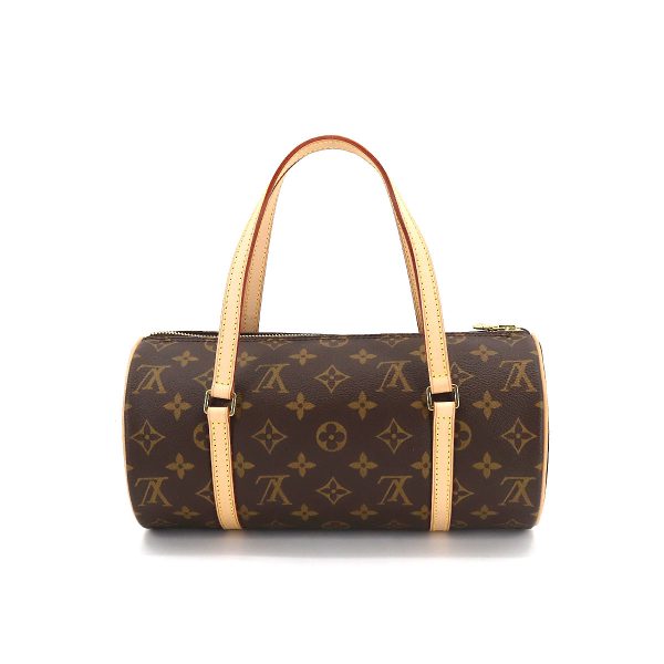 2 Louis Vuitton Monogram Papillon 26 Hand Bag Brown