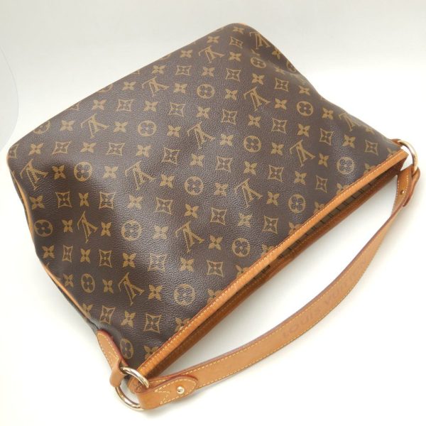 2 Louis Vuitton Monogram Delightful MM Shoulder Bag Brown