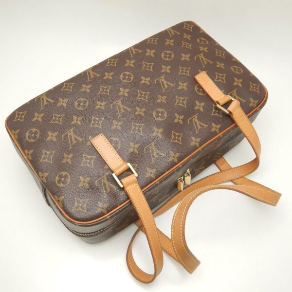 2 Louis Vuitton Monogram Cite GM Shoulder Bag Brown