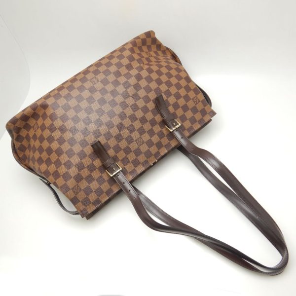 2 Louis Vuitton Damier Chelsea Tote Bag Brown