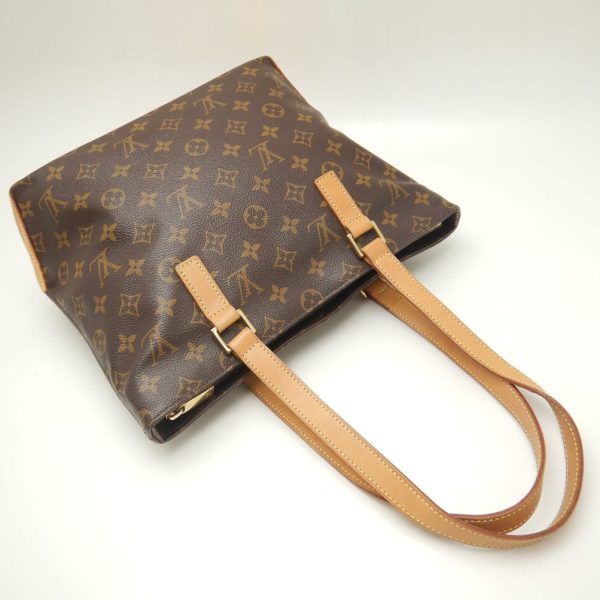 2 Louis Vuitton Monogram Cover Piano Tote Bag Brown