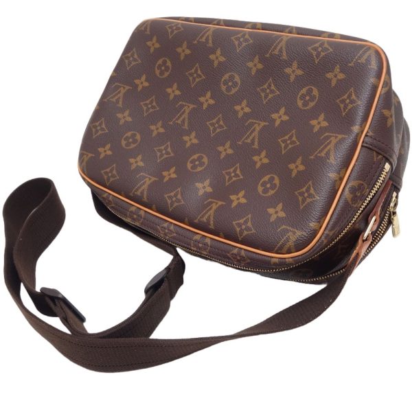 2 Louis Vuitton Monogram Reporter PM Shoulder Bag Brown