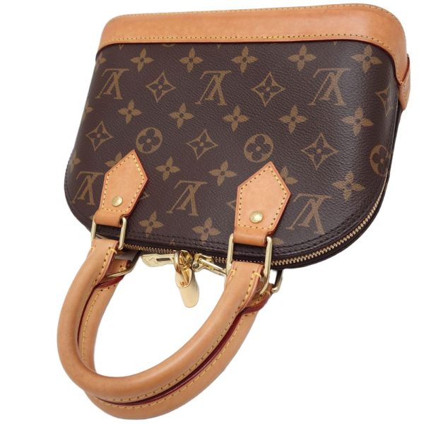 2 Louis Vuitton Monogram Alma BB 2Way Bag Brown