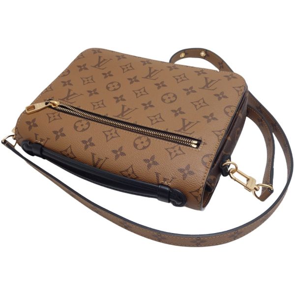 2 Louis Vuitton Pochette Metis MM Crossbody Shoulder Bag Monogram Brown