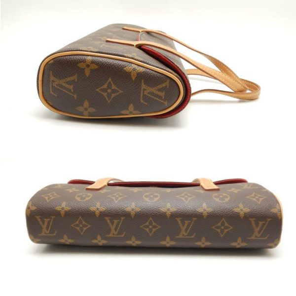 2 Louis Vuitton Monogram Sonatine Brown Handbag