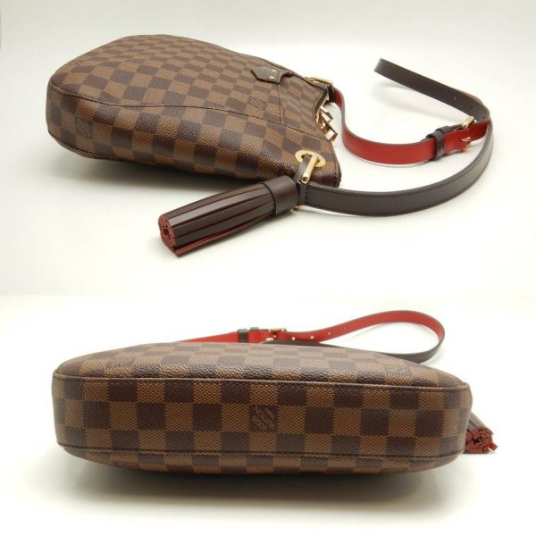 2 Louis Vuitton Damier South Bank Ebene Diagonal Shoulder Brown