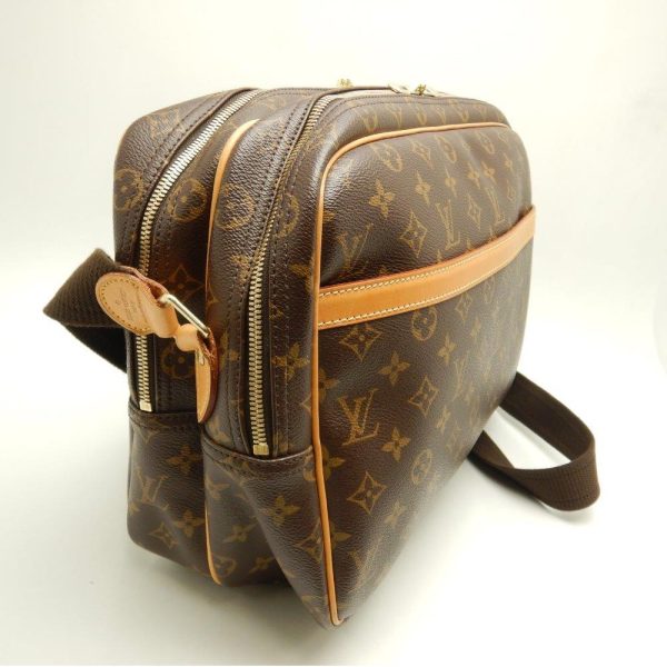 2 Louis Vuitton Monogram Reporter GM Brown