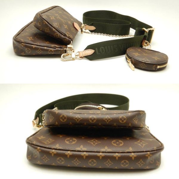 2 Louis Vuitton Monogram Multi Pochette Accessoire Brown