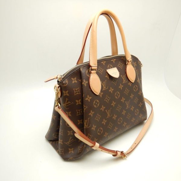 2 Louis Vuitton Monogram Rivory MM Brown 2way Tote Bag