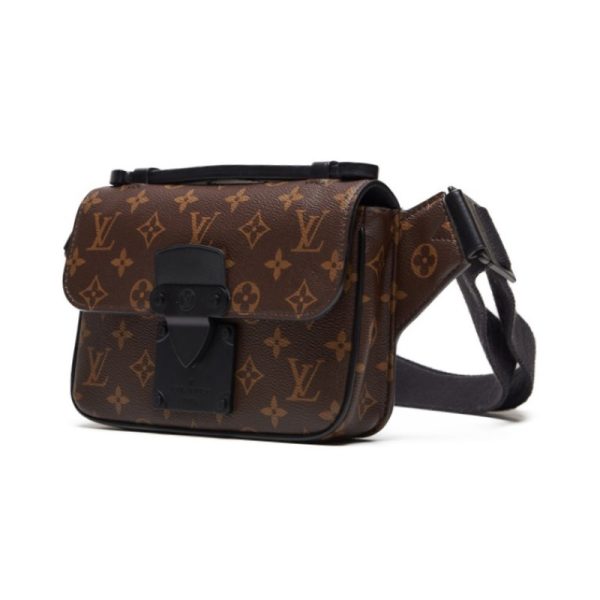 2 Louis Vuitton Monogram Macassar S Lock Shoulder Bag