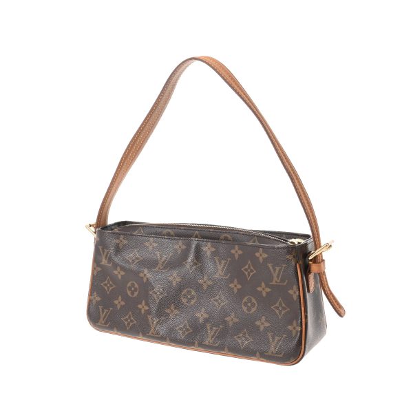 2 Louis Vuitton Monogram Viva Cite MM Brown Canvas Shoulder Bag