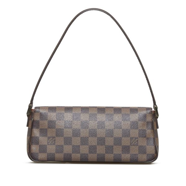 2 Louis Vuitton Damier Recoleta Shoulder Bag Ebene Brown