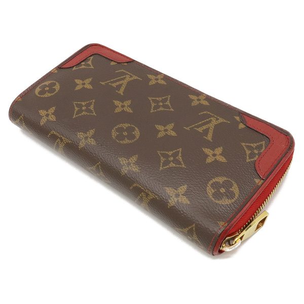 2 Louis Vuitton Monogram Zippy Wallet Retiro Round Zipper Long Wallet