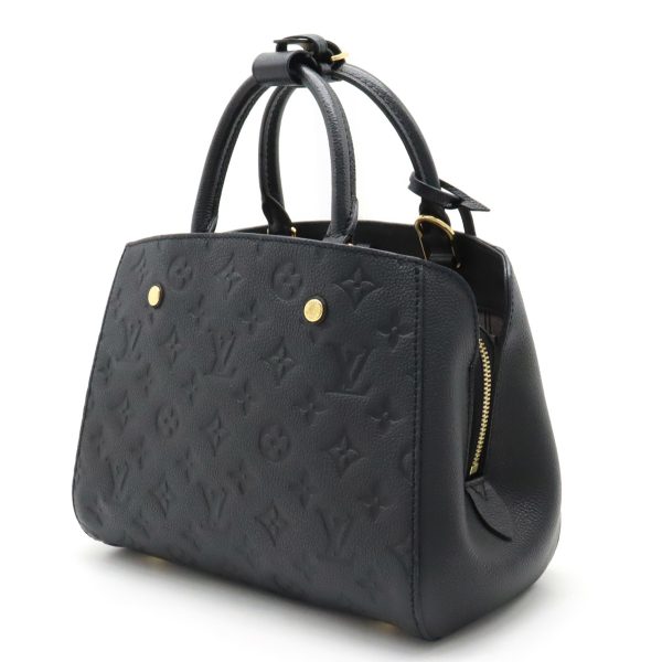 2 Louis Vuitton Monogram Emplant Montaigne BB Handbag Noir Black