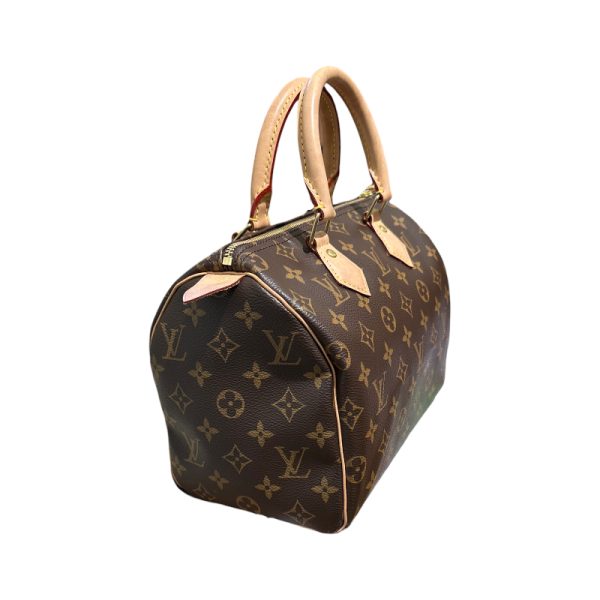 2 Louis Vuitton Speedy 25 Brown Monogram Handbag