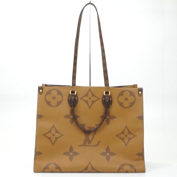 2 Louis Vuitton Giant On The Go GM Monogram Reverse Brown