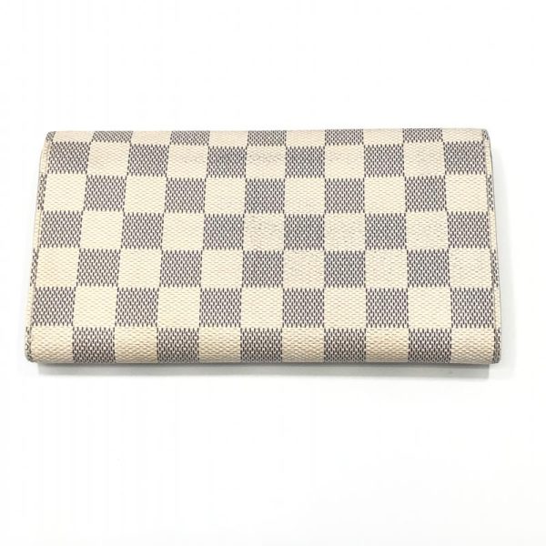 2 Louis Vuitton Damier Azur Portefeuille Sala Bi fold Long Wallet