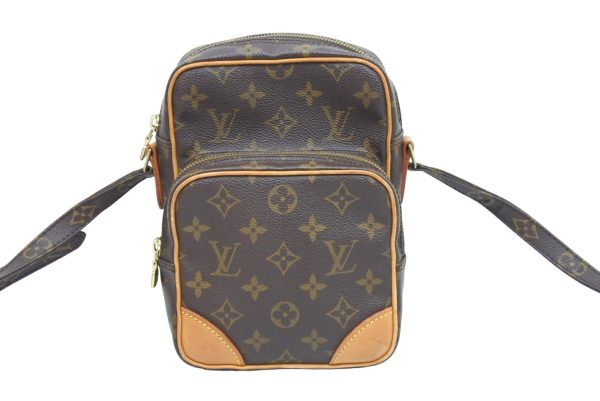 2 Louis Vuitton Shoulder Bag Amazon Pochette Pvc Leather Brown