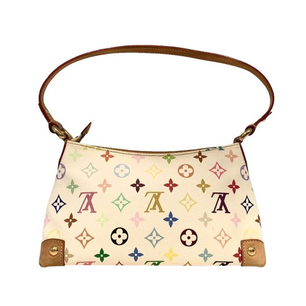 2 Louis Vuitton Eliza Multicolor Monogram Shoulder Bag White