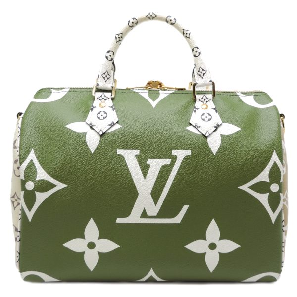 2 Louis Vuitton Monogram Giant Speed ​​Bandolier D Handbag