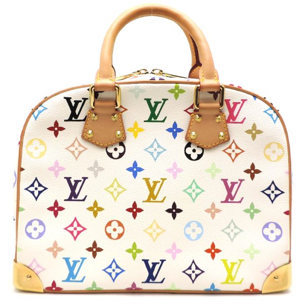 2 Louis Vuitton Trouville Bron Handbag Monogram Multicolor