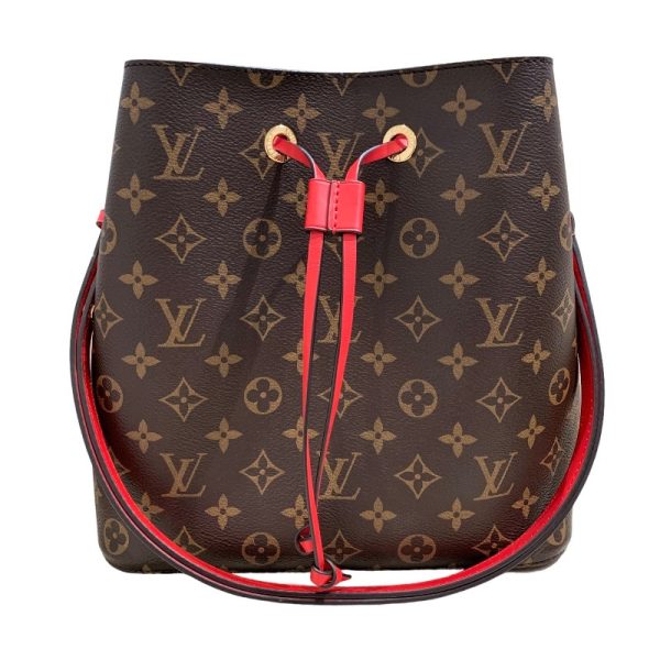 2 Louis Vuitton Neonoe Monogram Red Shoulder Bag