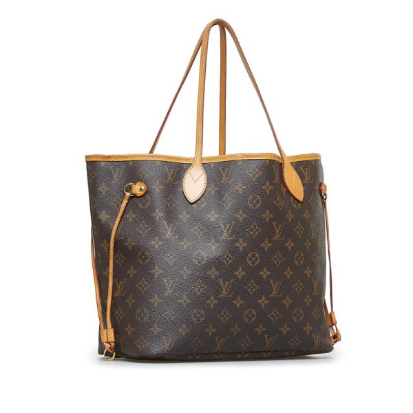 2 Louis Vuitton Monogram Neverfull MM Tote Bag