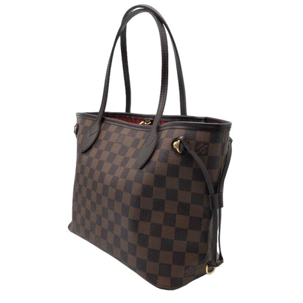 2 Louis Vuitton Neverfull PM Damier Tote Bag