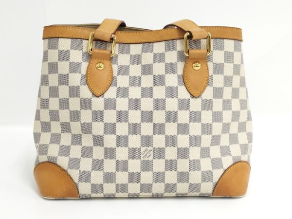 2 Louis Vuitton Hampstead PM Tote Bag Damier Azur