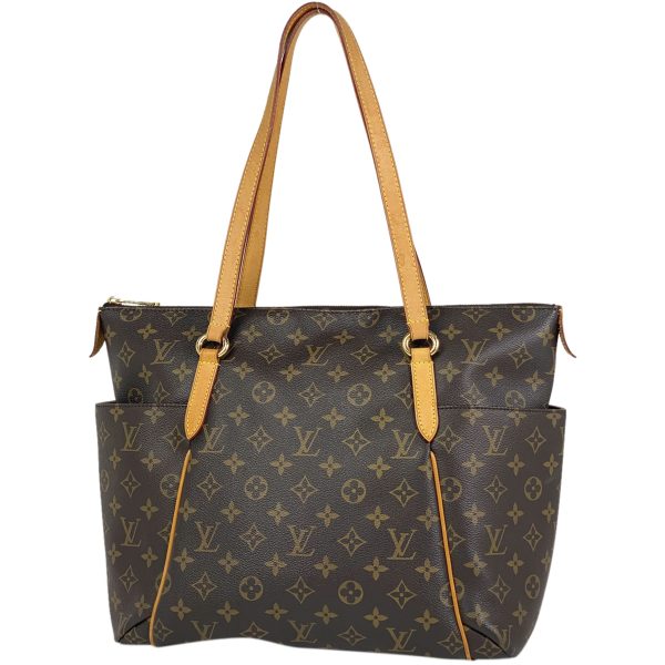 2 Louis Vuitton Totally MM Monogram Shoulder Bag Brown