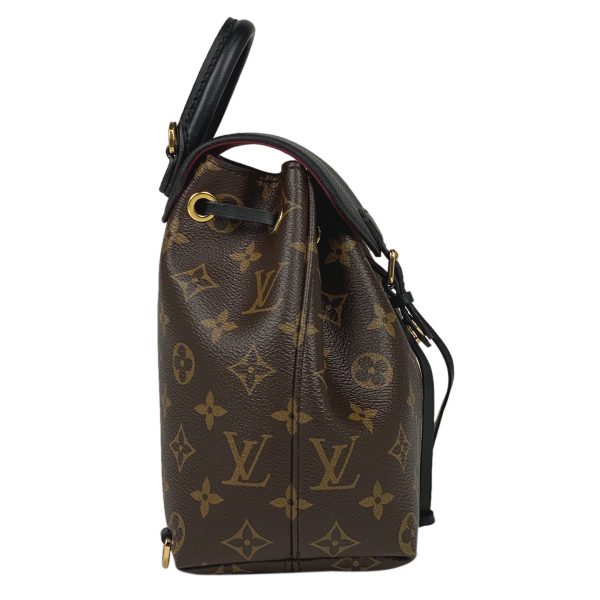 2 Louis Vuitton Montsouris NM BB Backpack Monogram Brown Black