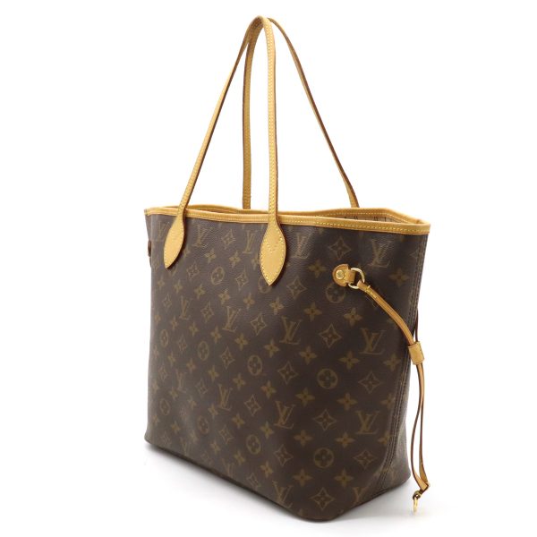 2 Louis Vuitton Monogram Neverfull MM Tote Bag Shoulder Bag