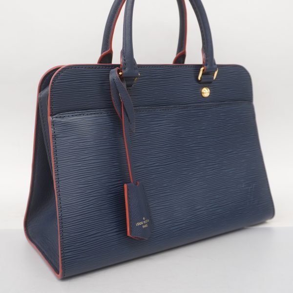 2 Louis Vuitton Epi Vaneau MM Andigo Blue