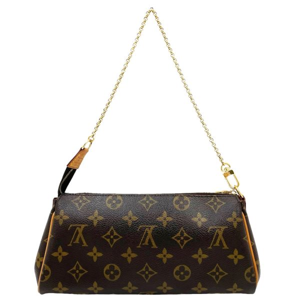 2 Louis Vuitton Monogram Eva Chain Shoulder Bag Brown