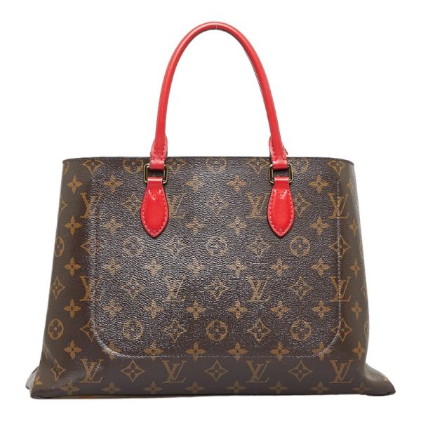 2 Louis Vuitton Monogram Flower Tote Handbag Shoulder Bag