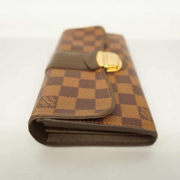 2 Louis Vuitton Bifold Long Wallet Damier Portefeuille Sistine