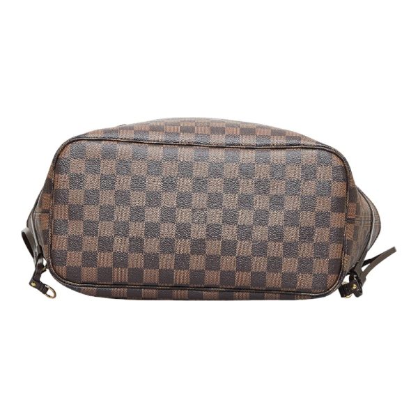 2 Louis Vuitton Damier Neverfull MM Tote Bag Shoulder Bag Brown