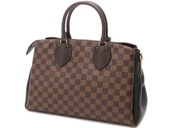 2 Louis Vuitton Normandy Handbag Damier Noir Black