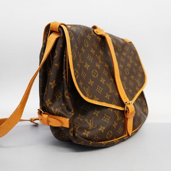 2 Louis Vuitton Shoulder Bag Monogram Saumur 35