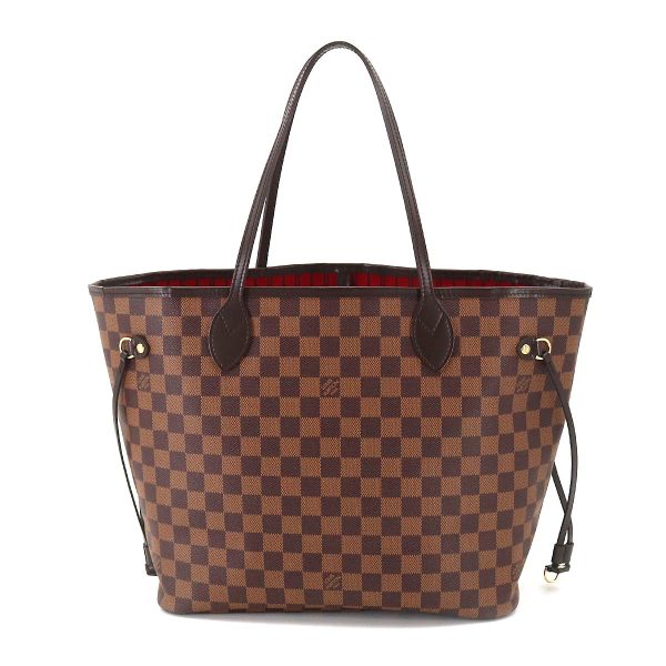 2 Louis Vuitton Damier Neverfull MM Tote Bag Ebene