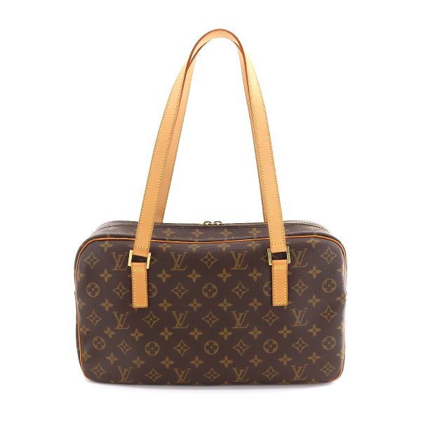 2 Louis Vuitton Monogram Cite GM Shoulder Bag Brown