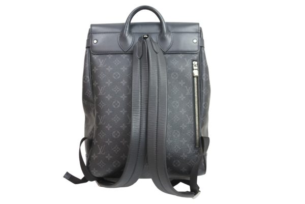 2 Louis Vuitton Backpack Steamer Monogram Eclipse Canvas Black