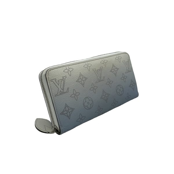 2 Louis Vuitton Zippy Wallet Mahina Gradation Round Rank A Long