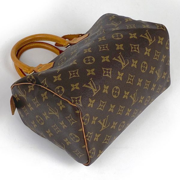 2 Louis Vuitton Speedy 25 Boston Bag Commuter Monogram Brown