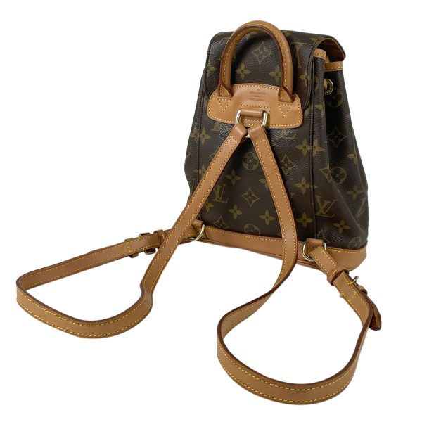 2 Louis Vuitton Montsouris Backpack Daypack Rucksack Monogram Brown