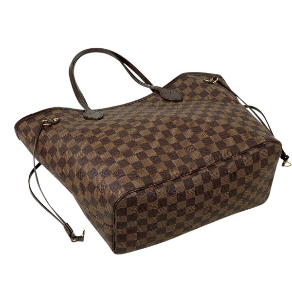 2 Louis Vuitton Neverfull MM Shoulder Bag Damier Brown