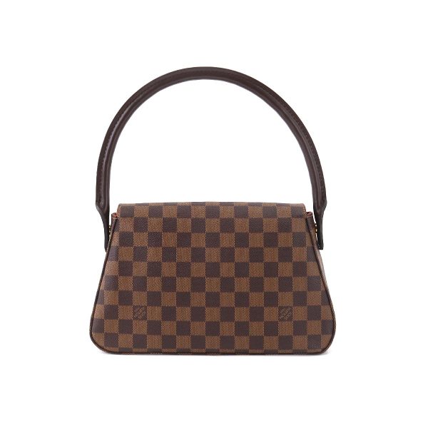 2 Louis Vuitton Damier Ebene Mini Looping Shoulder Bag