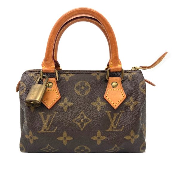 2 Louis Vuitton Mini Speedy Monogram Shoulder Bag