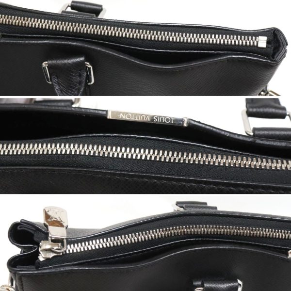 2 Louis Vuitton Anton Briefcase Taiga Noir